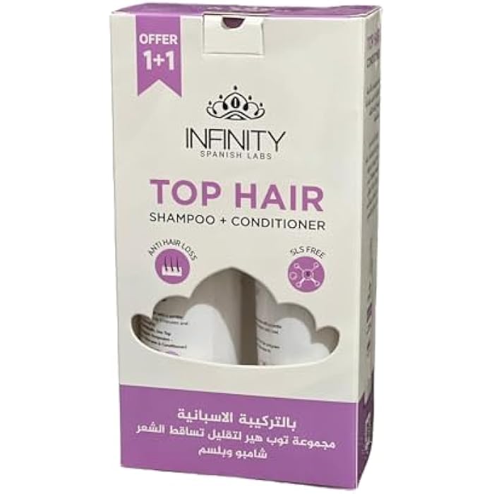 Top Hair Shampoo + Top Hair Conditioner for Breakage and Hair Growth - Image 1